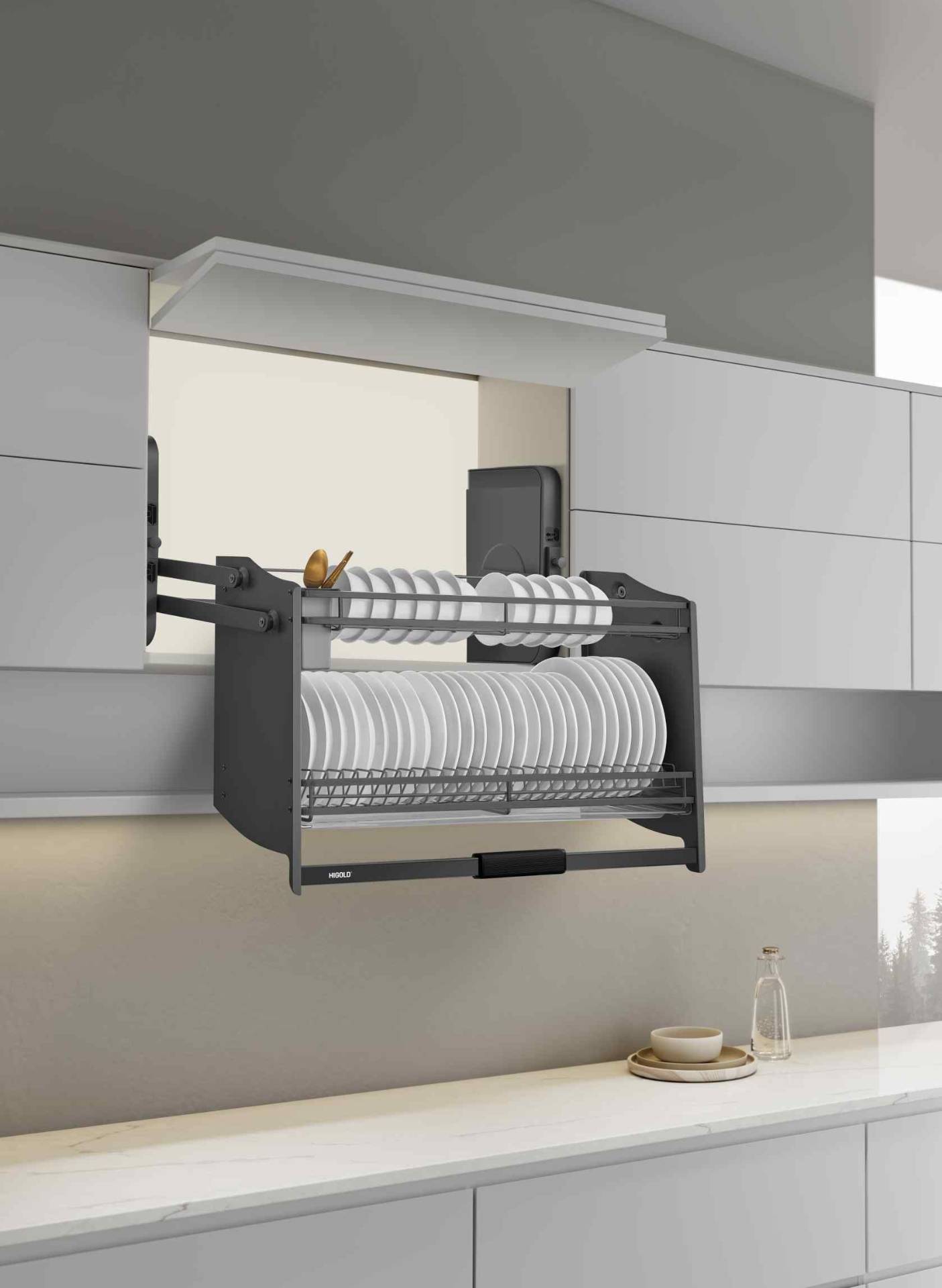Higold Pull-Down Dish Rack System