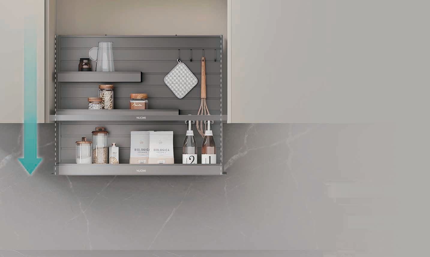 Wall-Mounted Modular Storage System