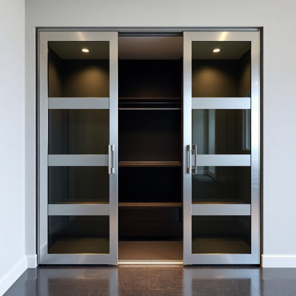 Glass with Aluminium Frame